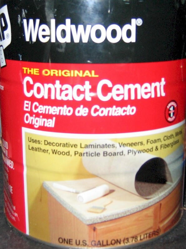 A can of contact cement