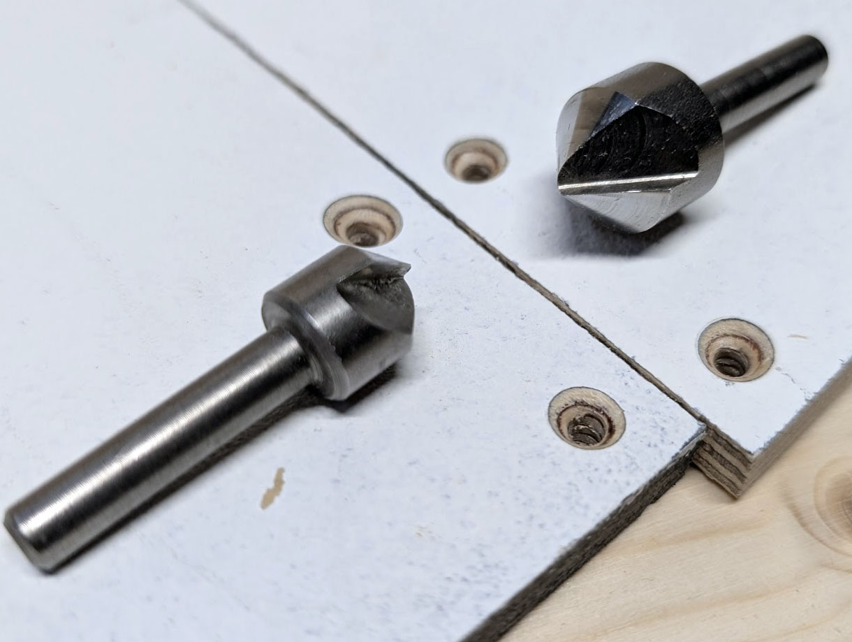 A countersink drill bit