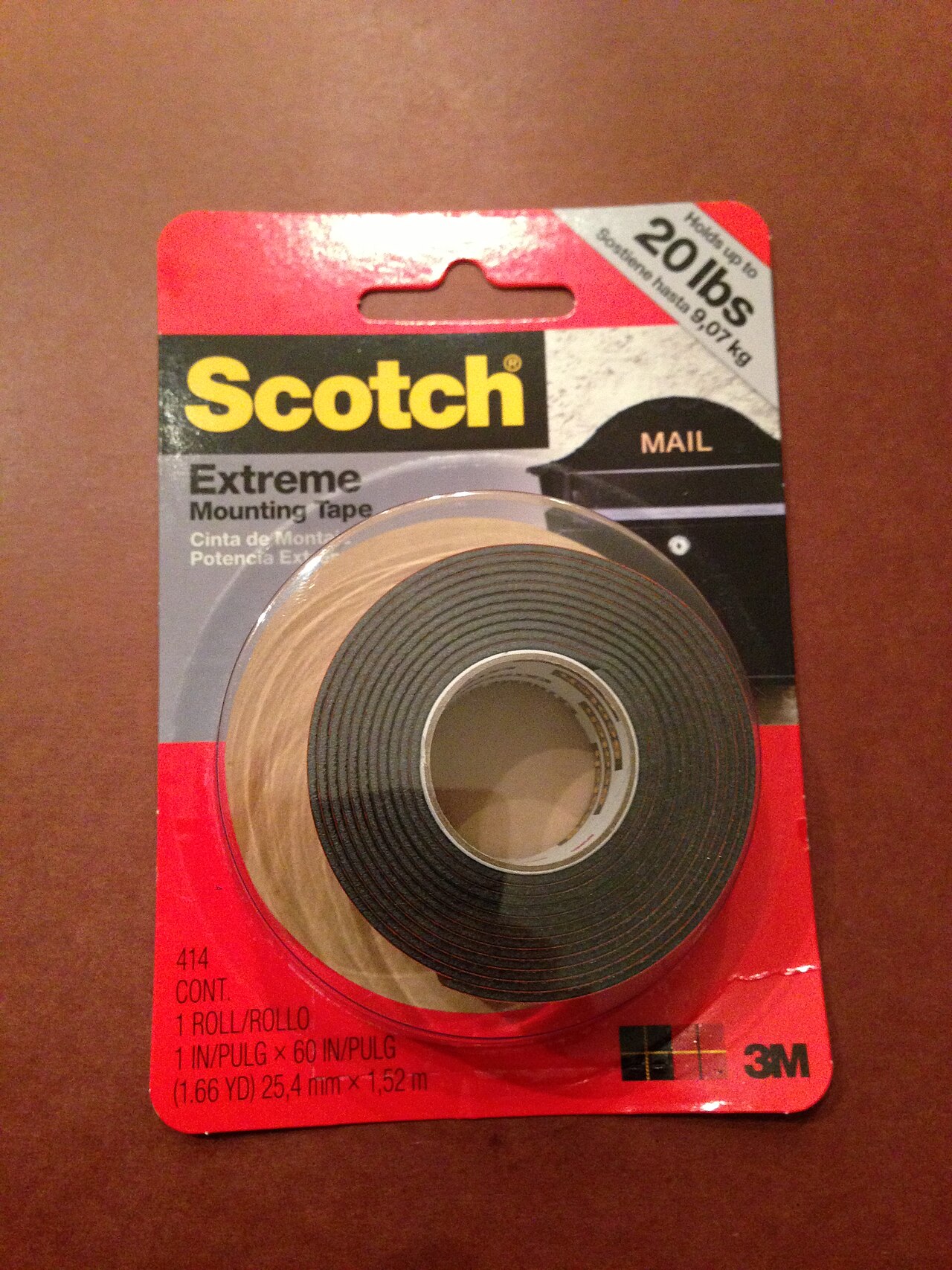 A roll of double-sided tape